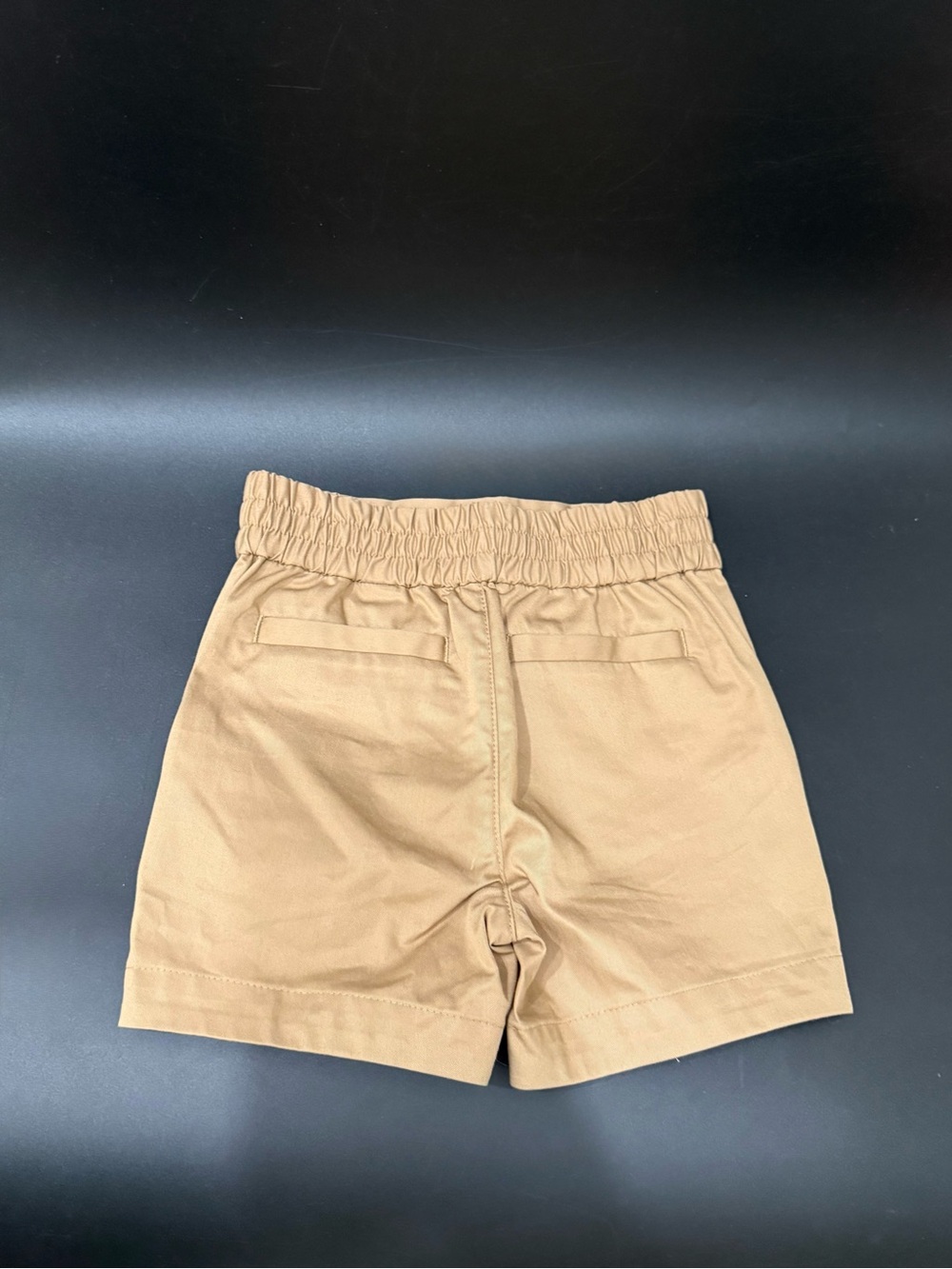 BURBERRY Boy's Romeo Embroidered Logo Khaki Tan Chino Boy’s Shorts Size 12M - Picture 3 of 15